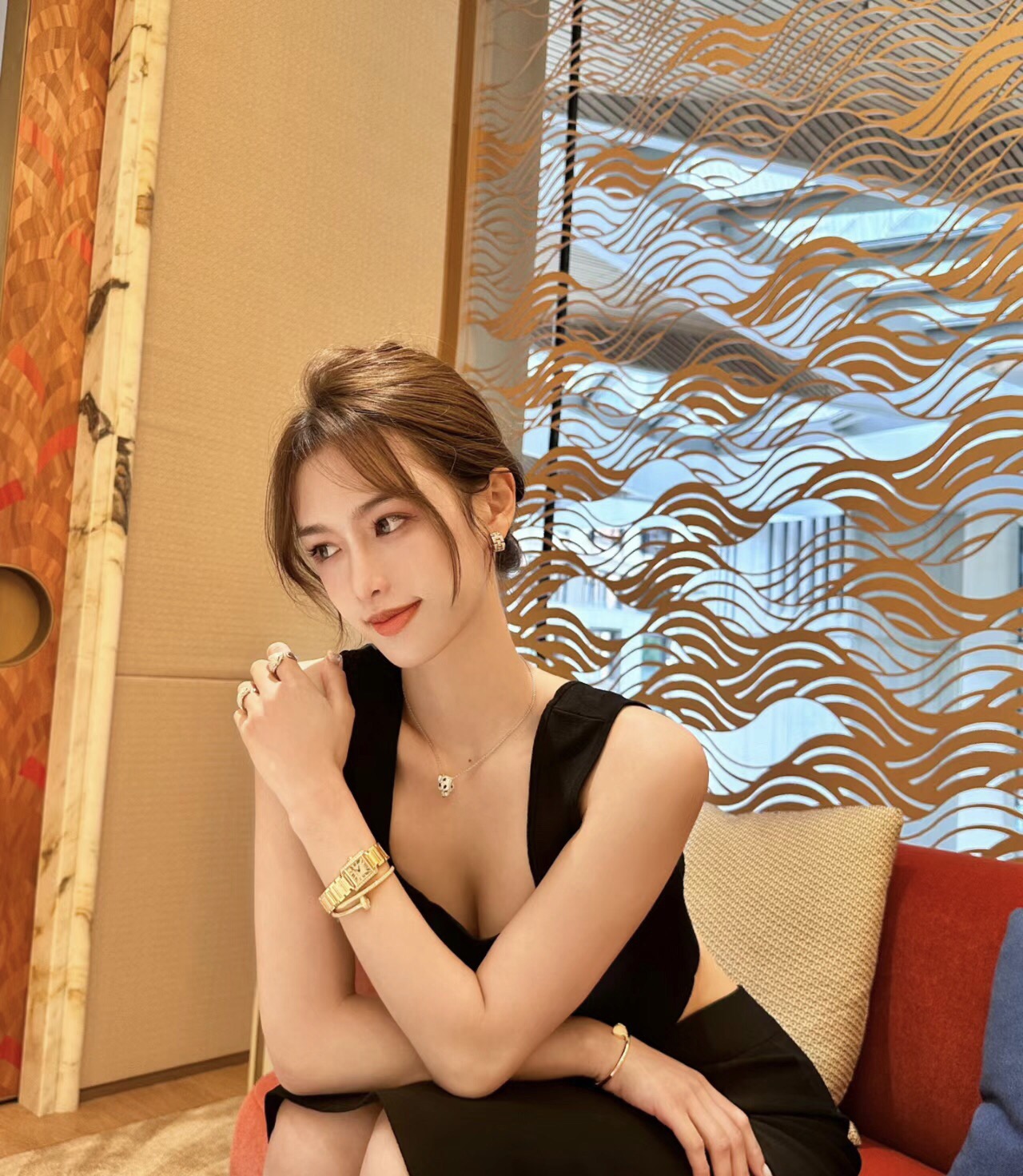 CTNV004 18k Gold Panthère de Cartier pendant Necklace - ccjewelryacc