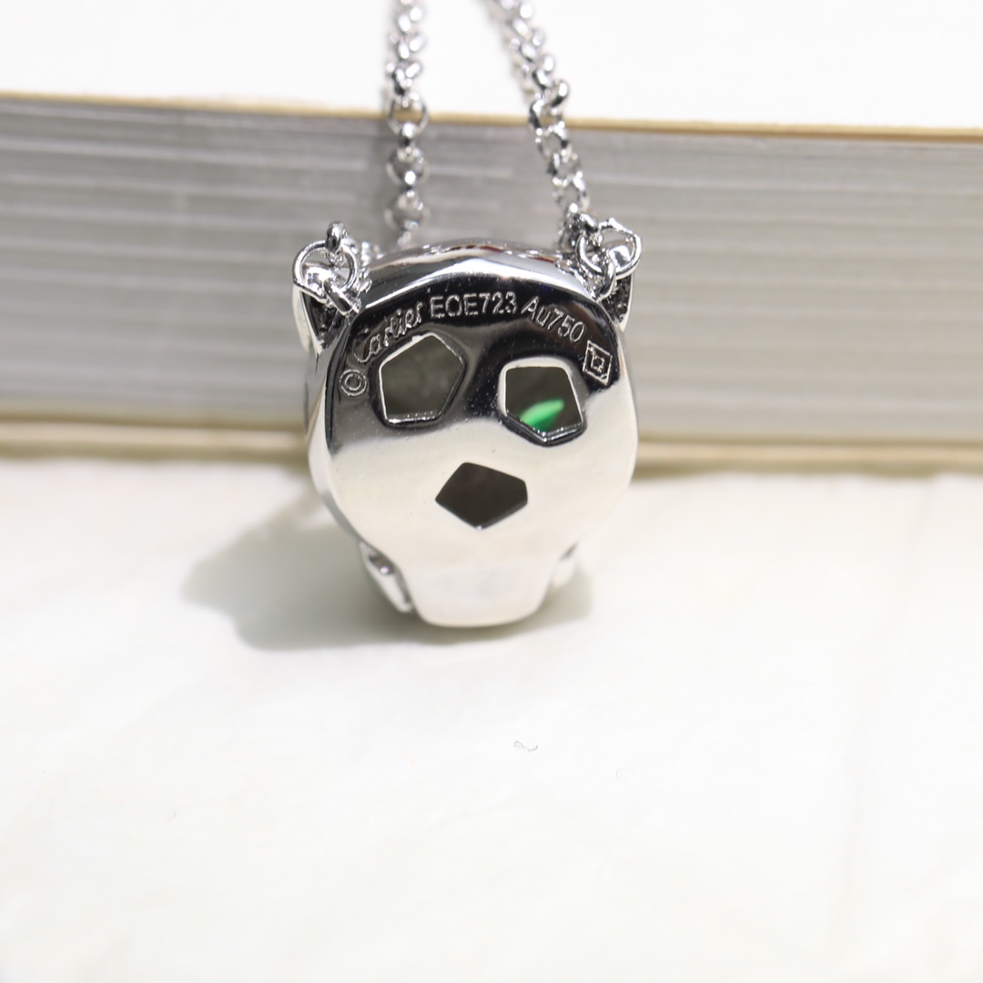 CTNV004 18k Gold Panthère de Cartier pendant Necklace - ccjewelryacc