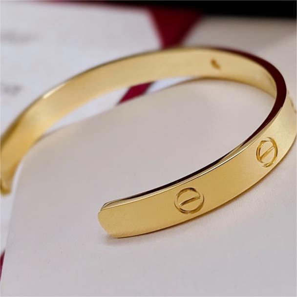 CTS031 C-Shape love bracelet with 1 diamond - ccjewelryacc