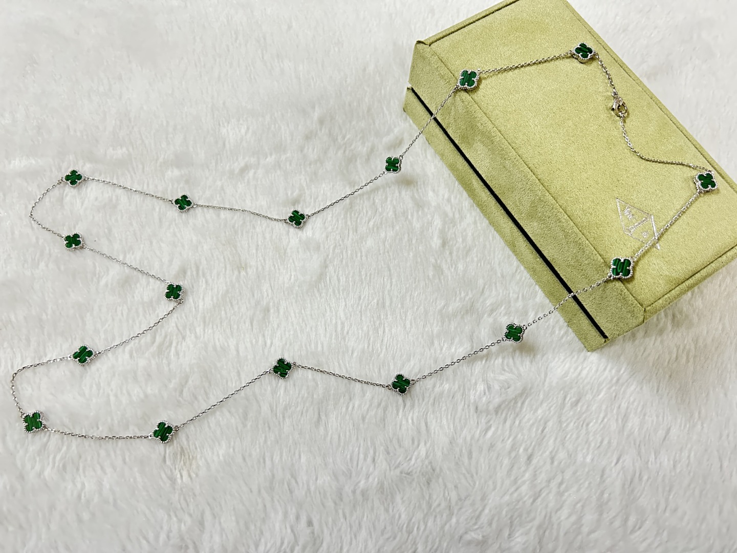 VCN003 Mini Van cleef & arpels sweet alhambra Long necklace 16 motifs - ccjewelryacc