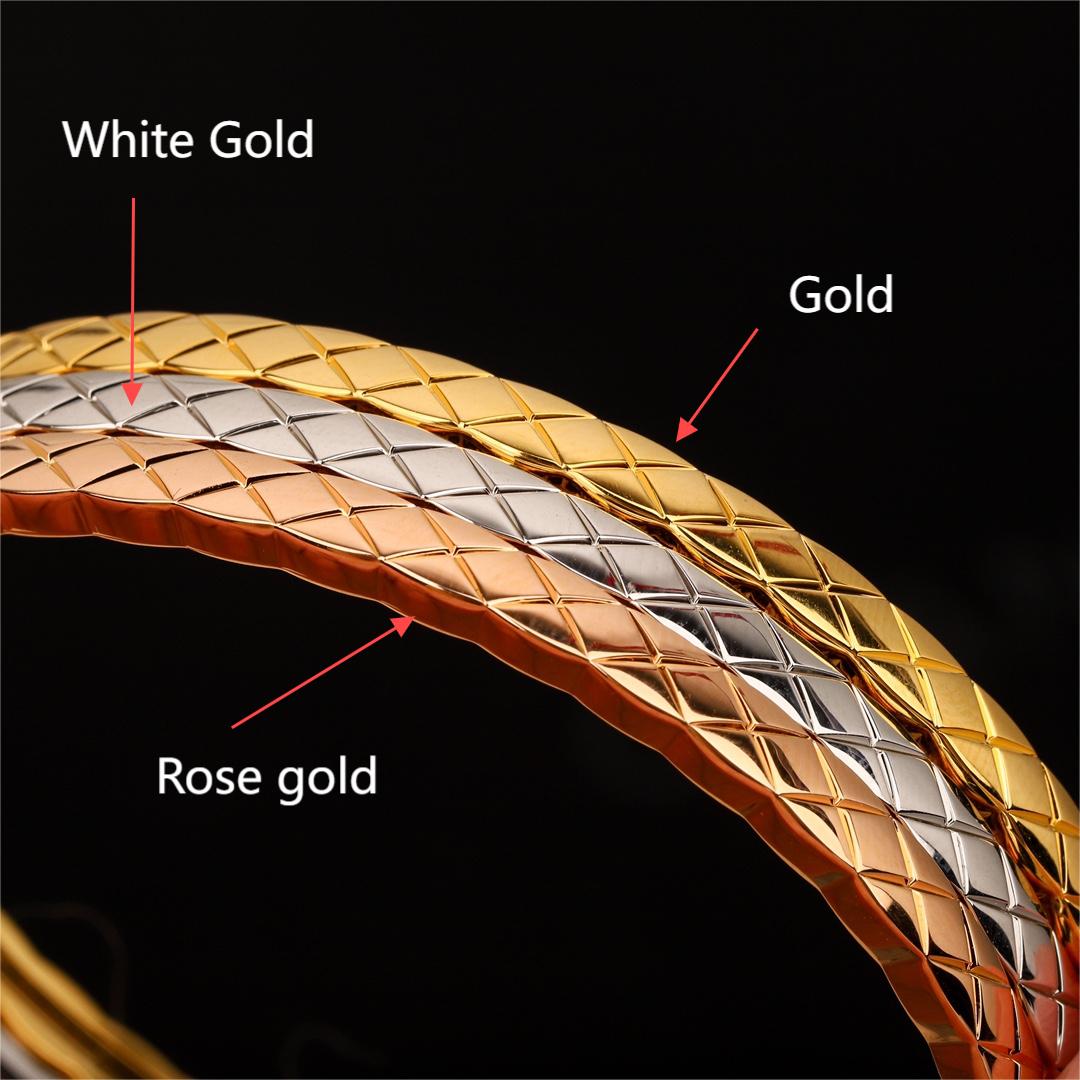 CCSV001 18K Gold Narrow Mini COCO Crush Bangle Bracelet - ccjewelryacc