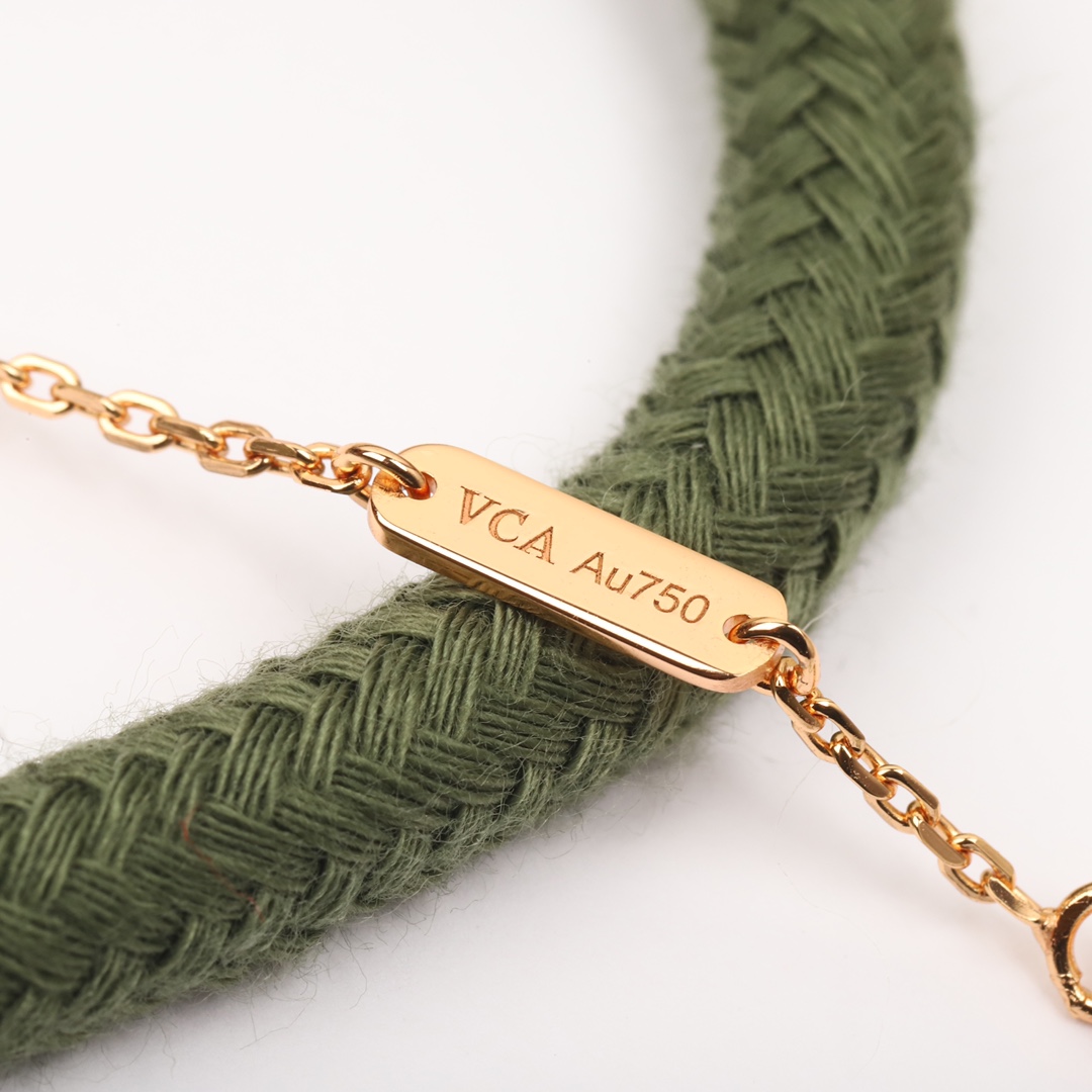 VCNS004 18k Rose Gold vca Lucky spring Necklace bracelet stud earrings - ccjewelryacc