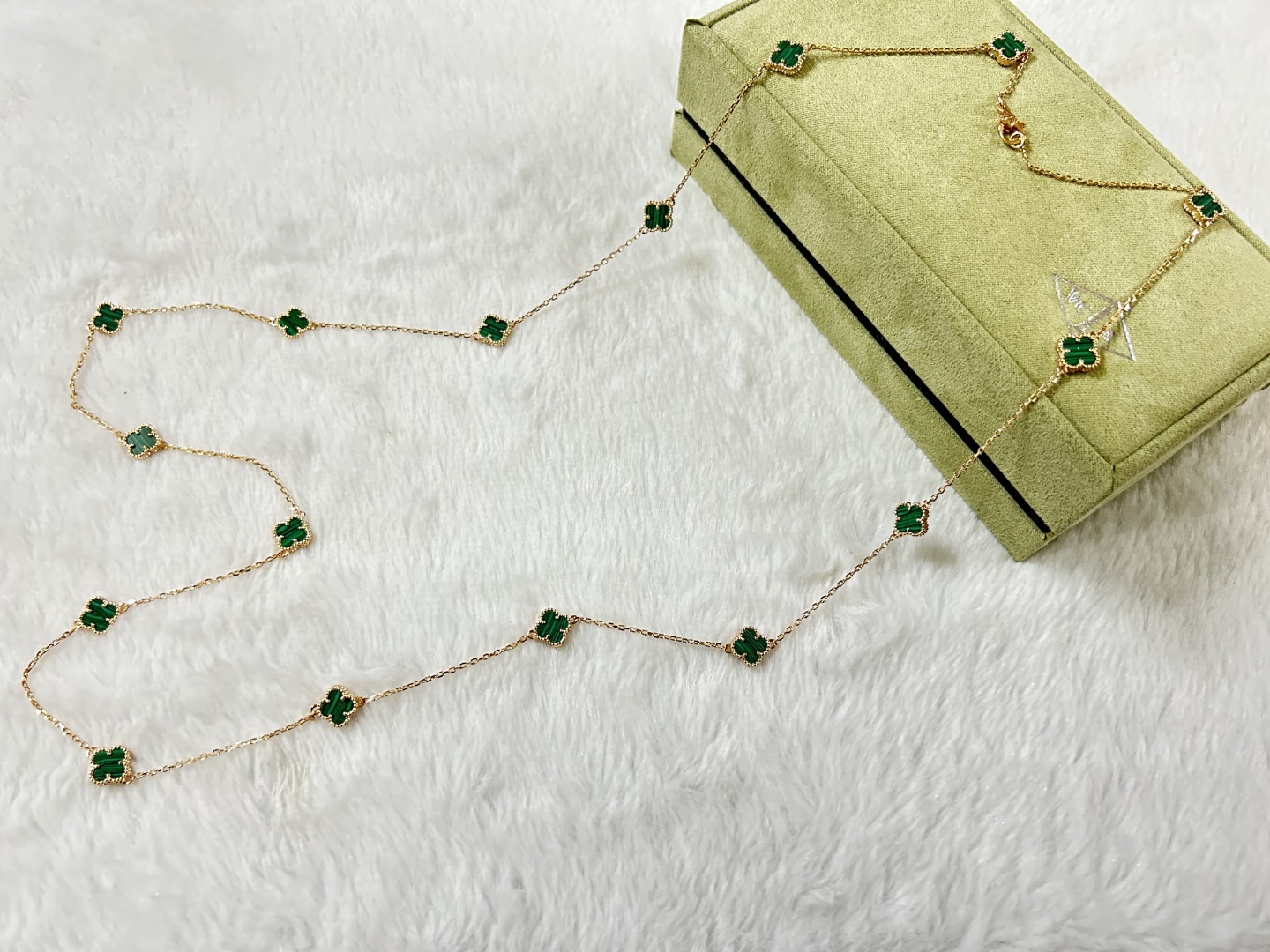 VCN003 Mini Van cleef & arpels sweet alhambra Long necklace 16 motifs - ccjewelryacc