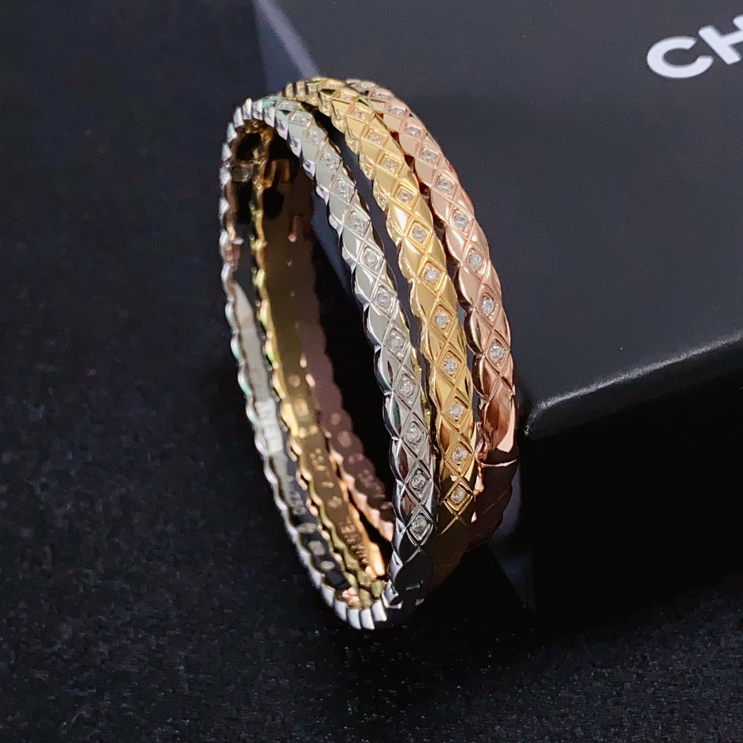 CCS113 Narrow Mini COCO Crush Bangle Bracelet - ccjewelryacc