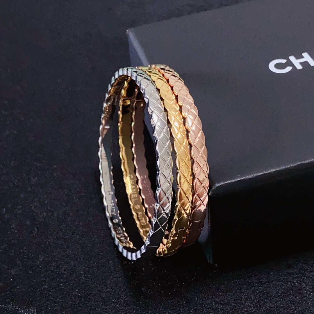 CCS113 Narrow Mini COCO Crush Bangle Bracelet - ccjewelryacc