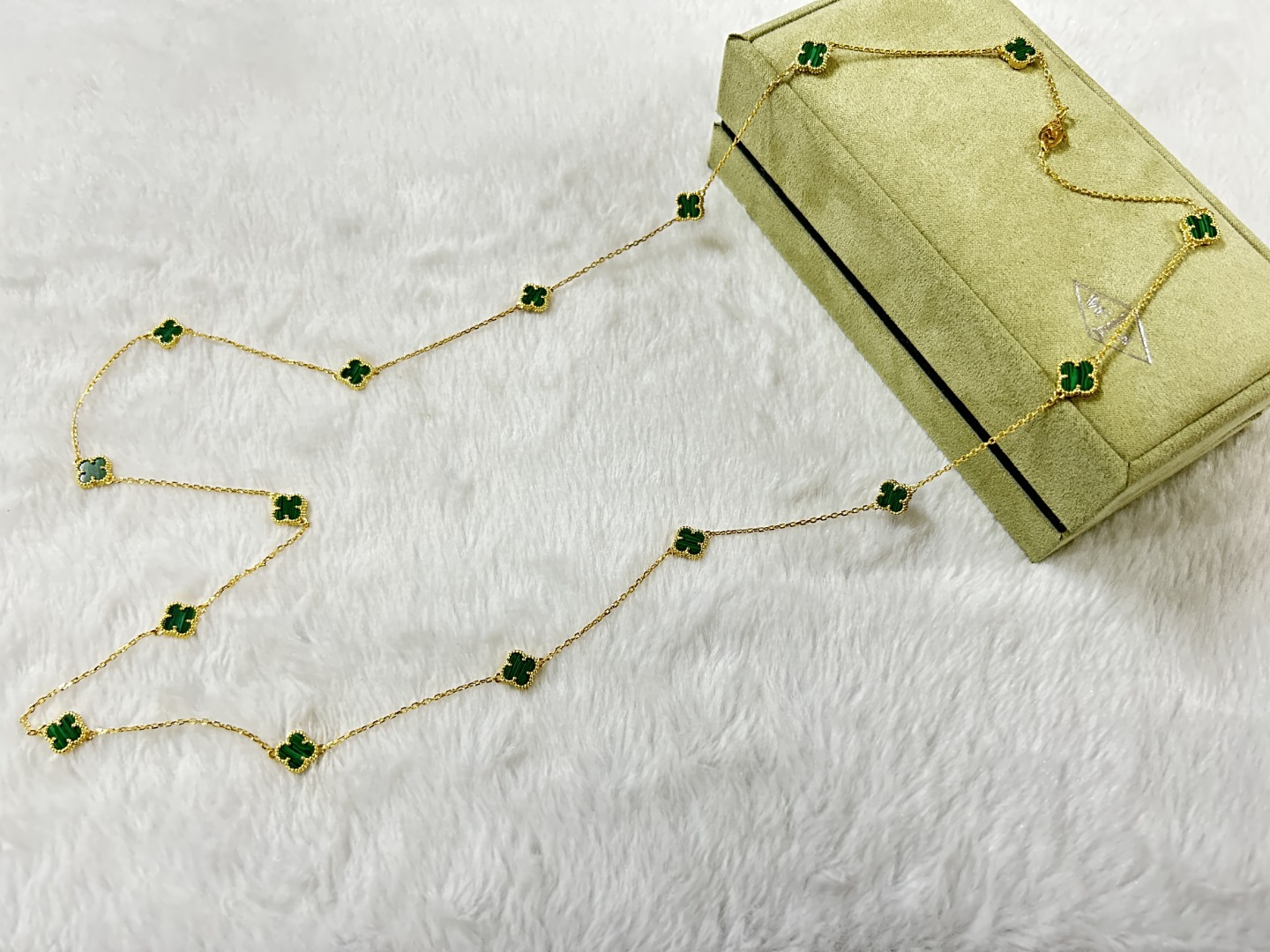 VCN003 Mini Van cleef & arpels sweet alhambra Long necklace 16 motifs - ccjewelryacc