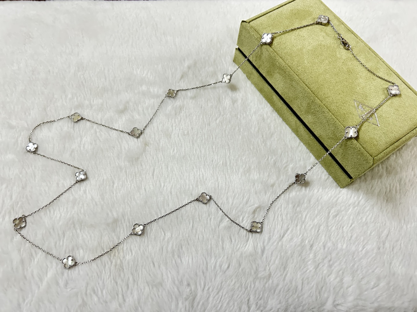 VCN003 Mini Van cleef & arpels sweet alhambra Long necklace 16 motifs - ccjewelryacc