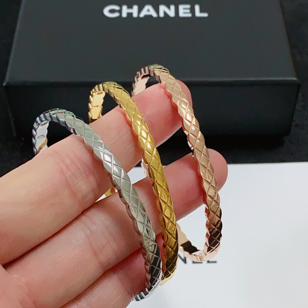 CCS113 Narrow Mini COCO Crush Bangle Bracelet - ccjewelryacc