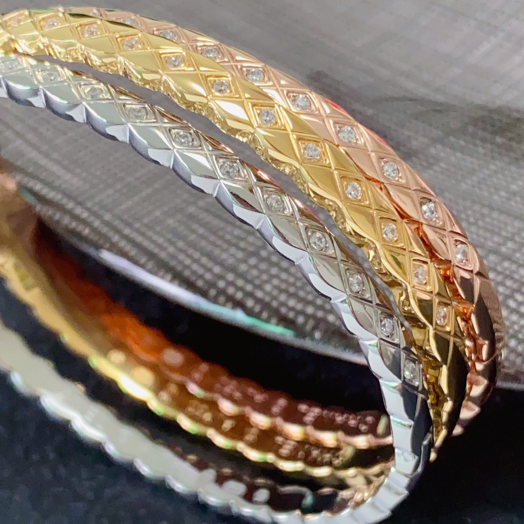 CCS113 Narrow Mini COCO Crush Bangle Bracelet - ccjewelryacc