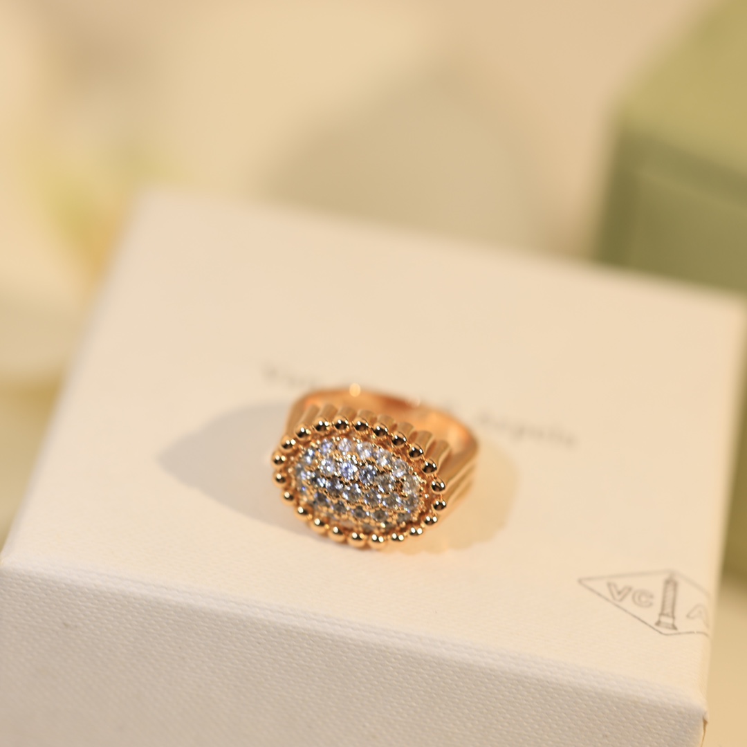 VCR010 VCA Perlee diamonds Ring - ccjewelryacc