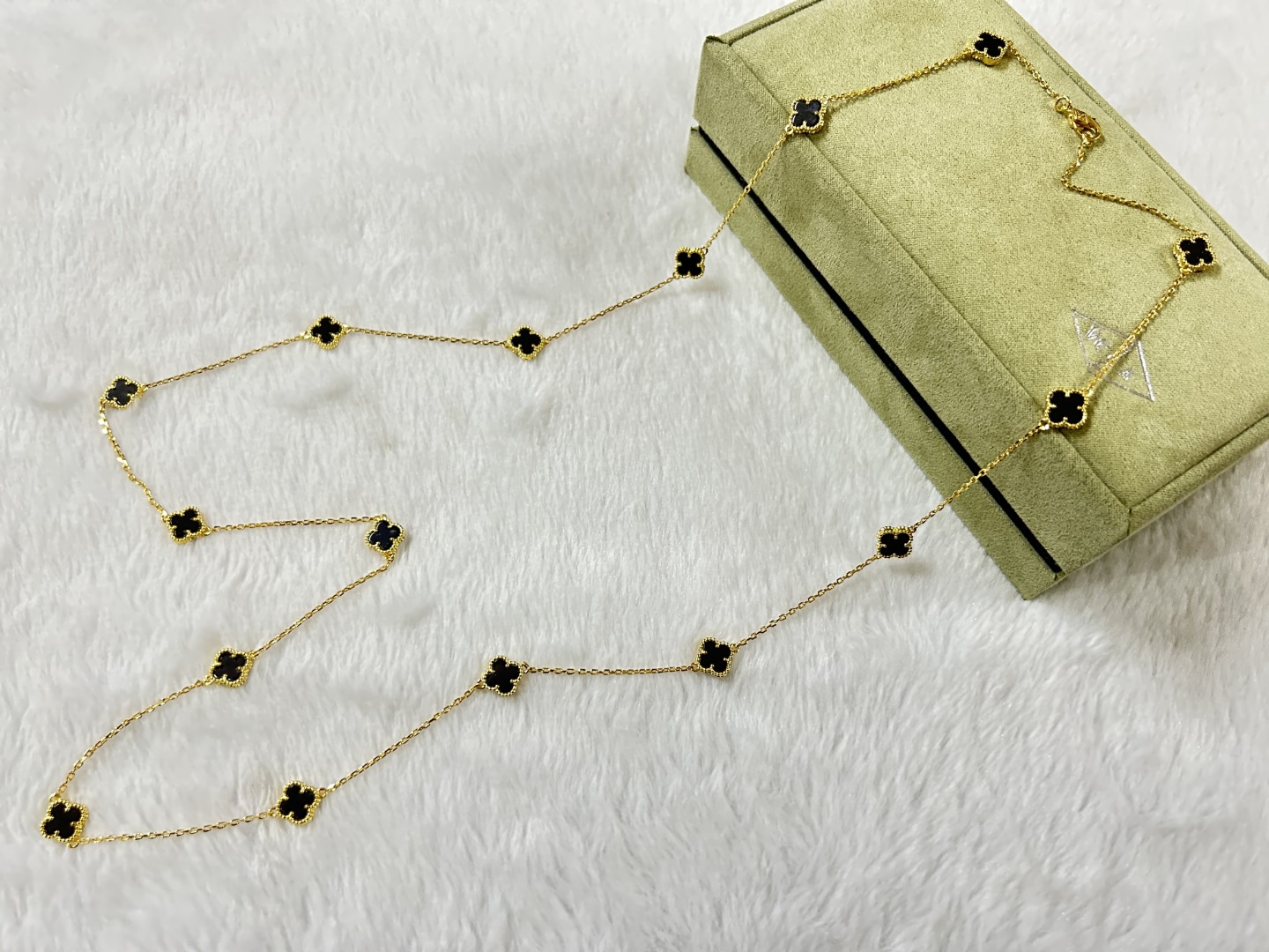 VCN003 Mini Van cleef & arpels sweet alhambra Long necklace 16 motifs - ccjewelryacc