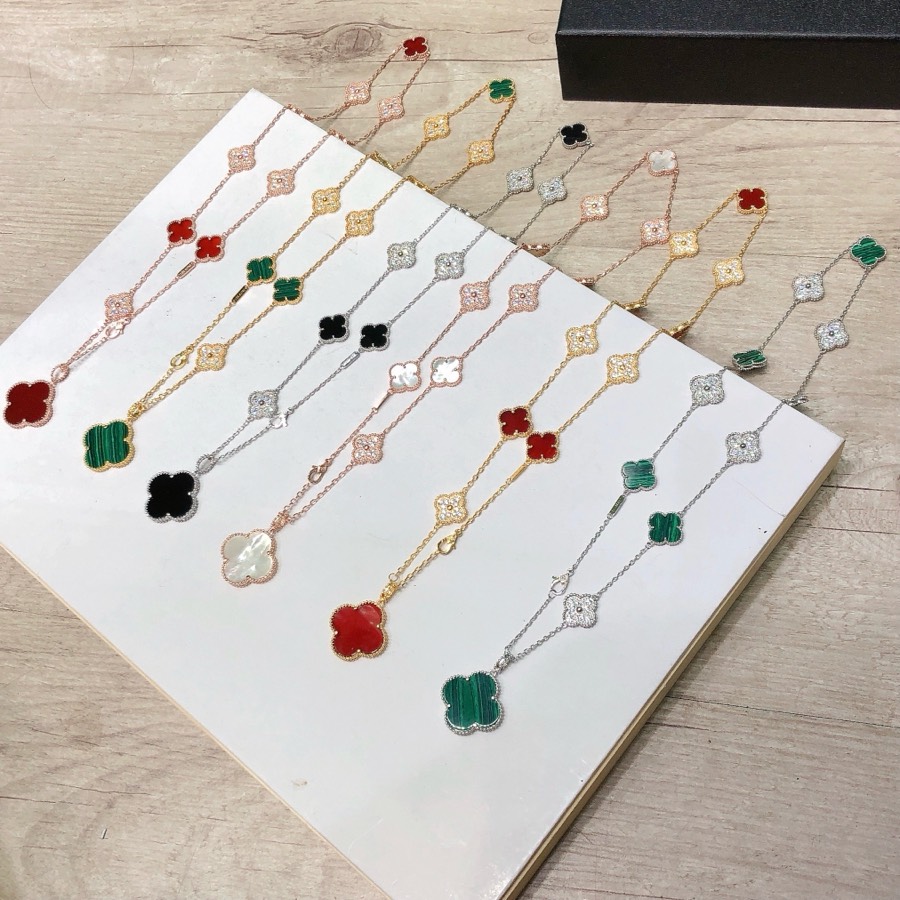 VCN013 Large Vca 10 motif necklace - ccjewelryacc