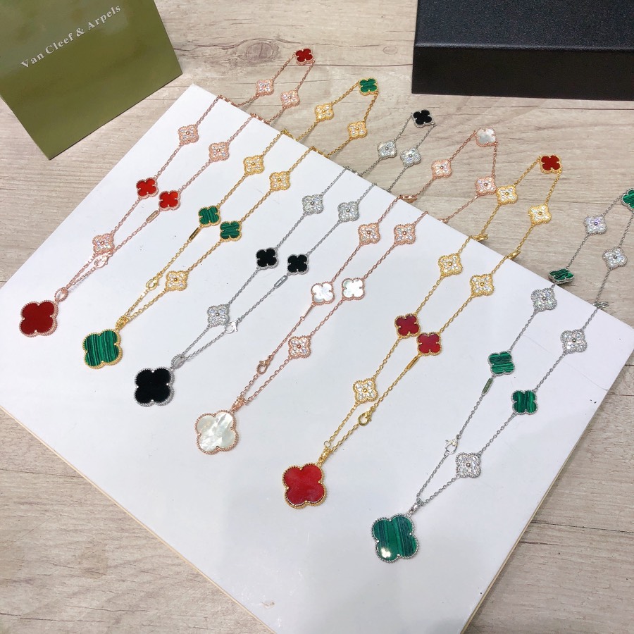 VCN013 Large Vca 10 motif necklace - ccjewelryacc