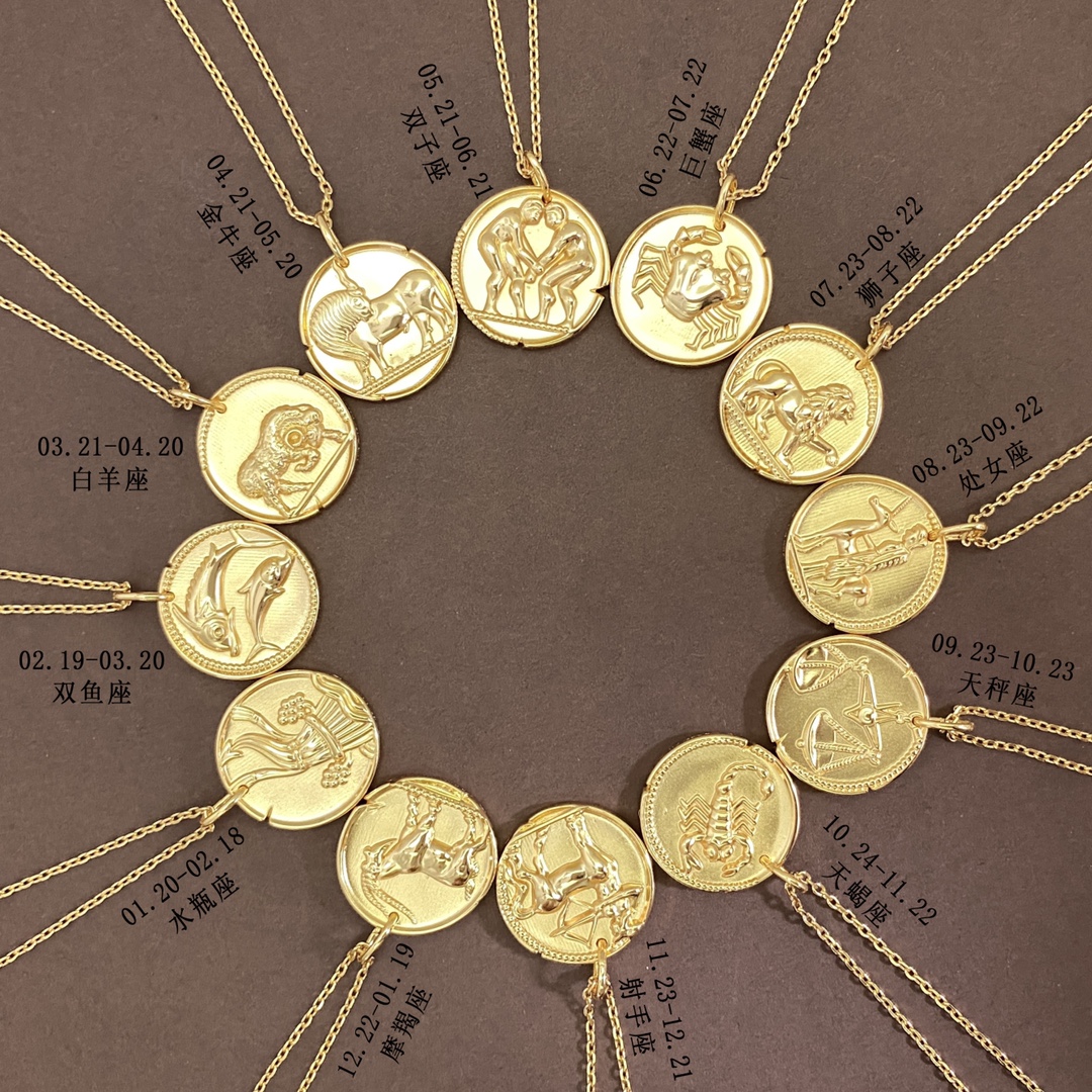 VCN014 Vca zodiac necklace - ccjewelryacc