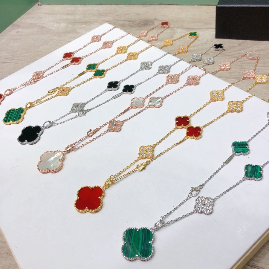 VCN013 Large Vca 10 motif necklace - ccjewelryacc