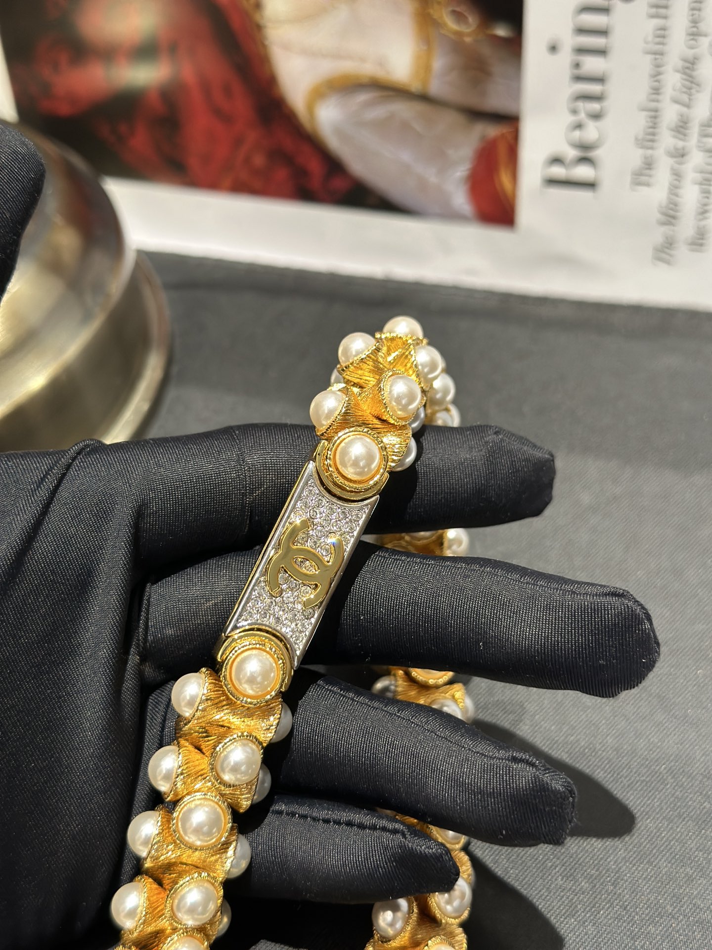 CCN140 cc Choker necklace cc Bracelet set - ccjewelryacc