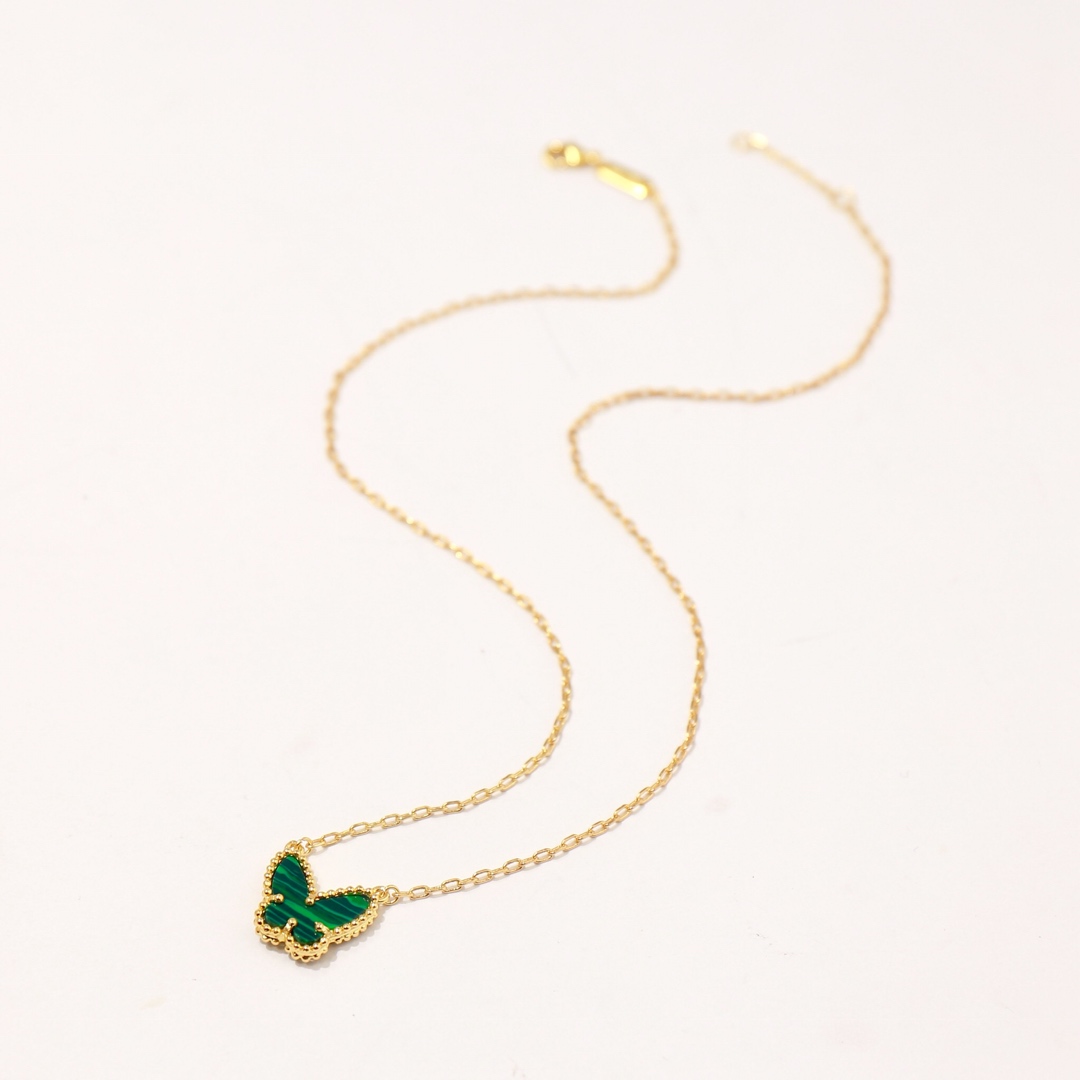 VCN055 VCA lucky alhambra butterfly Pendant necklace - ccjewelryacc