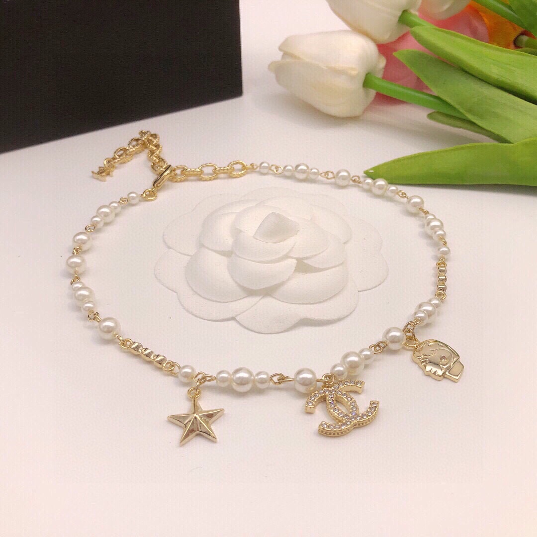 CCN165 CC Choker necklace - ccjewelryacc