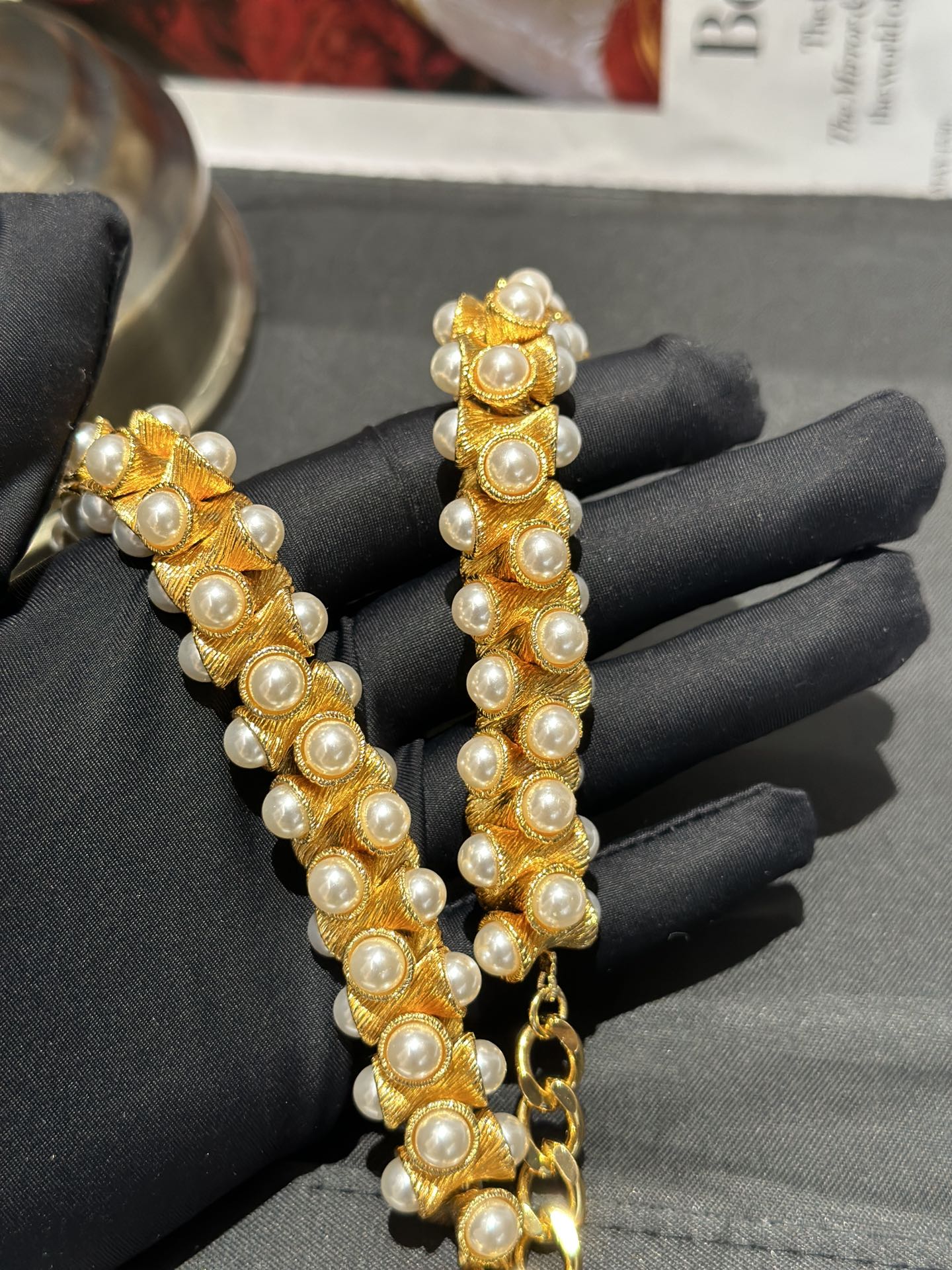 CCN140 cc Choker necklace cc Bracelet set - ccjewelryacc