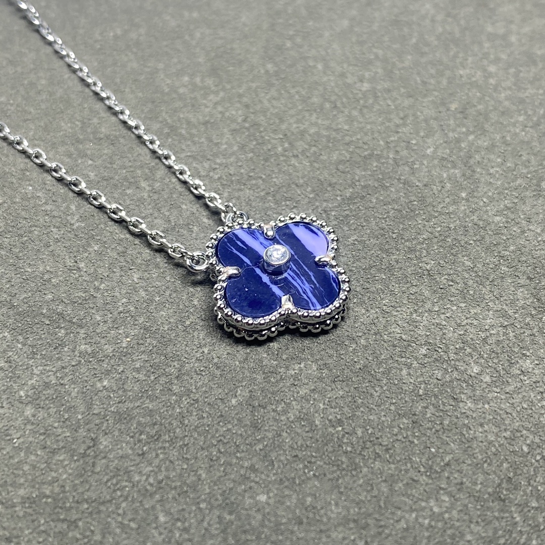 VCN016 1.5cm van cleef alhambra necklace Pietersite - ccjewelryacc