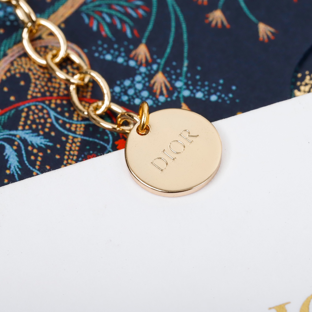 CDN337 CD Swarovski crystal Four Leaf Clover Necklace - ccjewelryacc