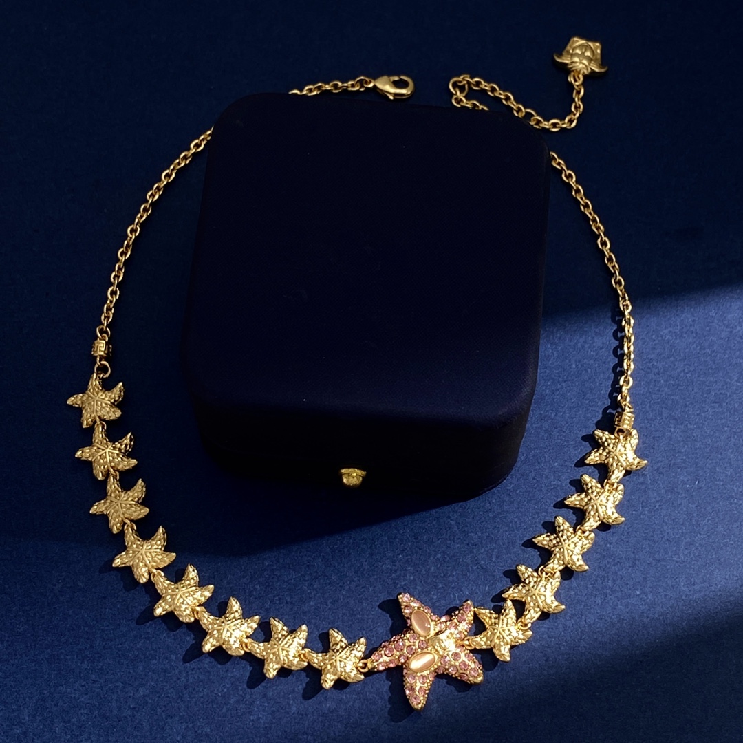 VSN054 Ancient Greek style Medusa incarnate starfish  bracelet necklace set - ccjewelryacc