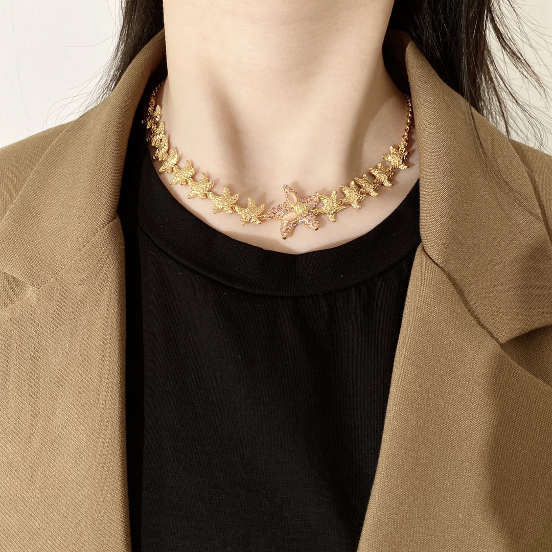 VSN054 Ancient Greek style Medusa incarnate starfish  bracelet necklace set - ccjewelryacc