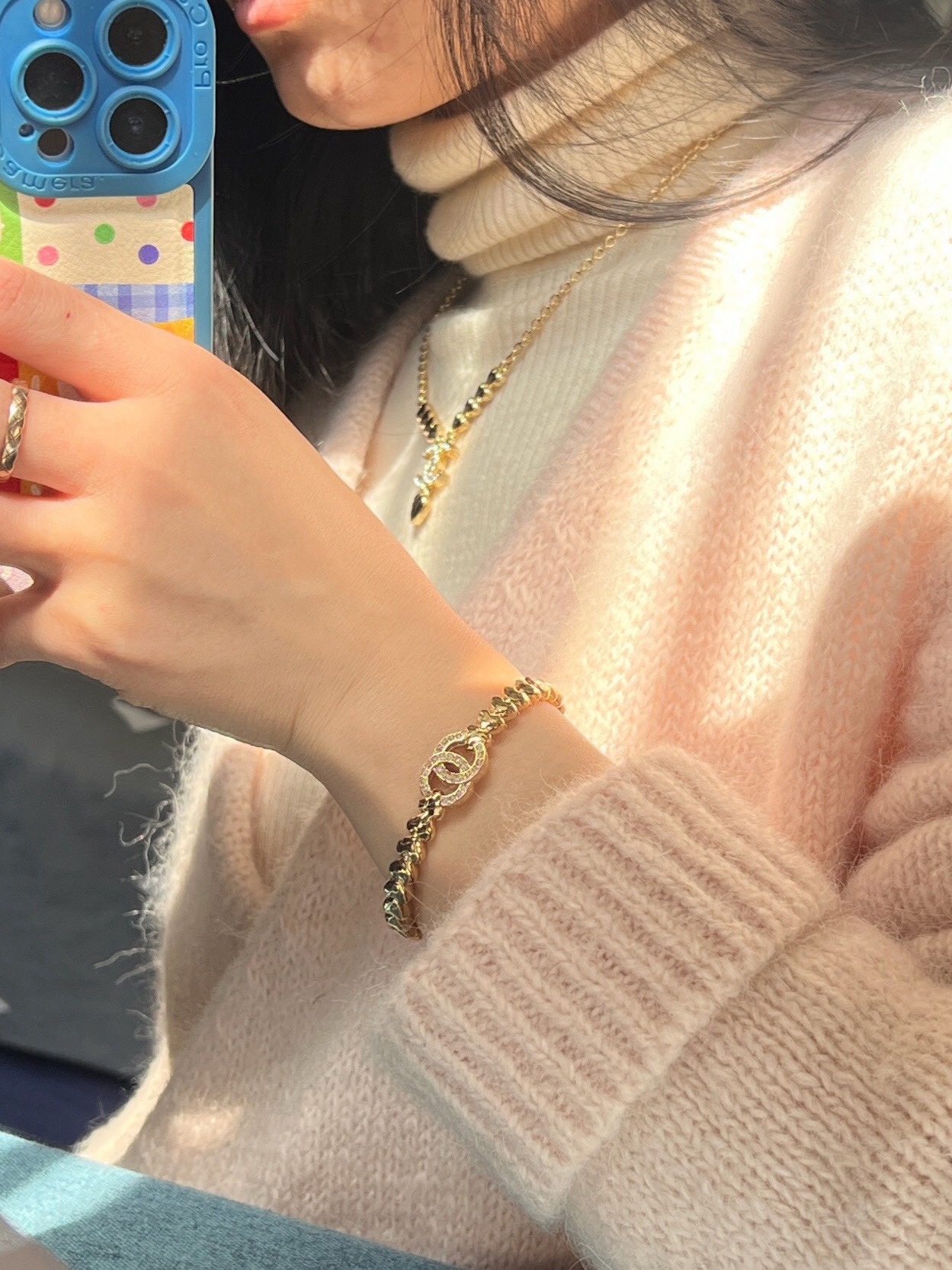 CCS022 Heart CC Bracelet - ccjewelryacc