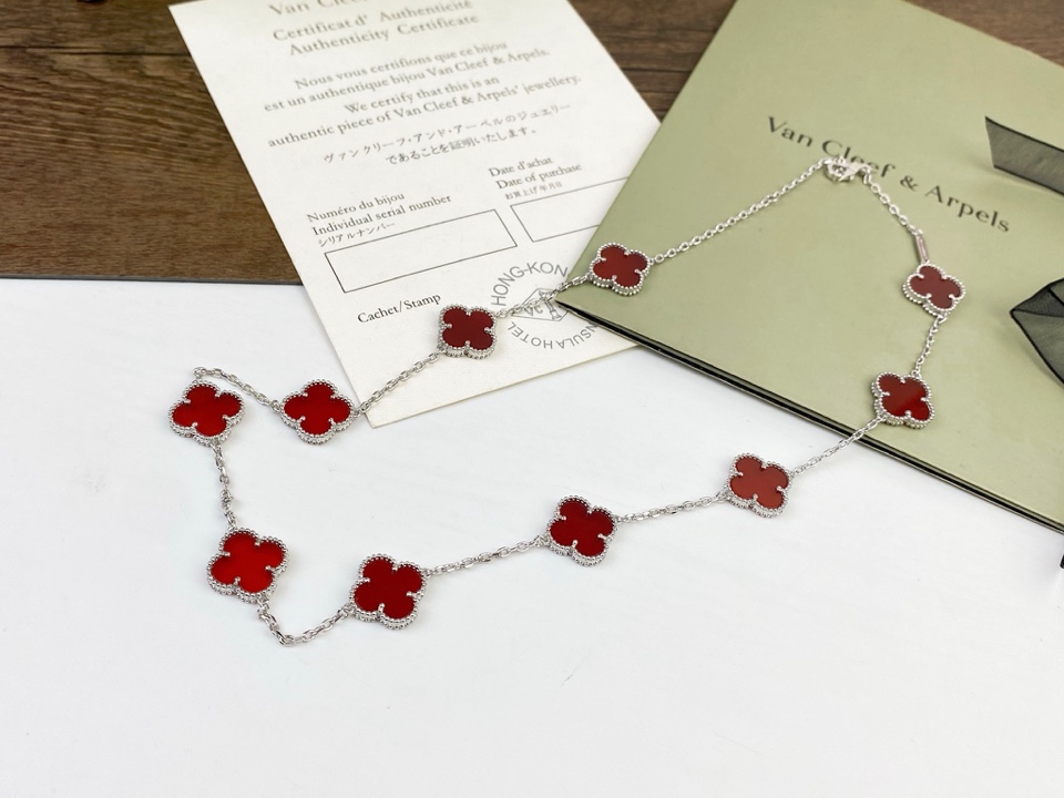 VCN075 Vintage Alhambra necklace 10 motifs - ccjewelryacc