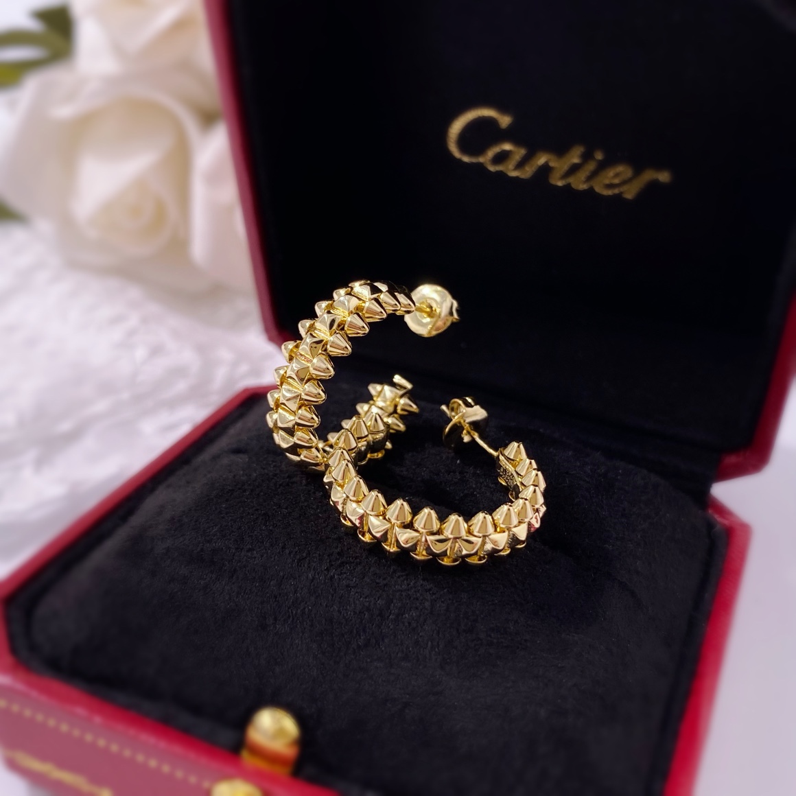 CTE025 Clash de Cartier hoop earrings,small model - ccjewelryacc