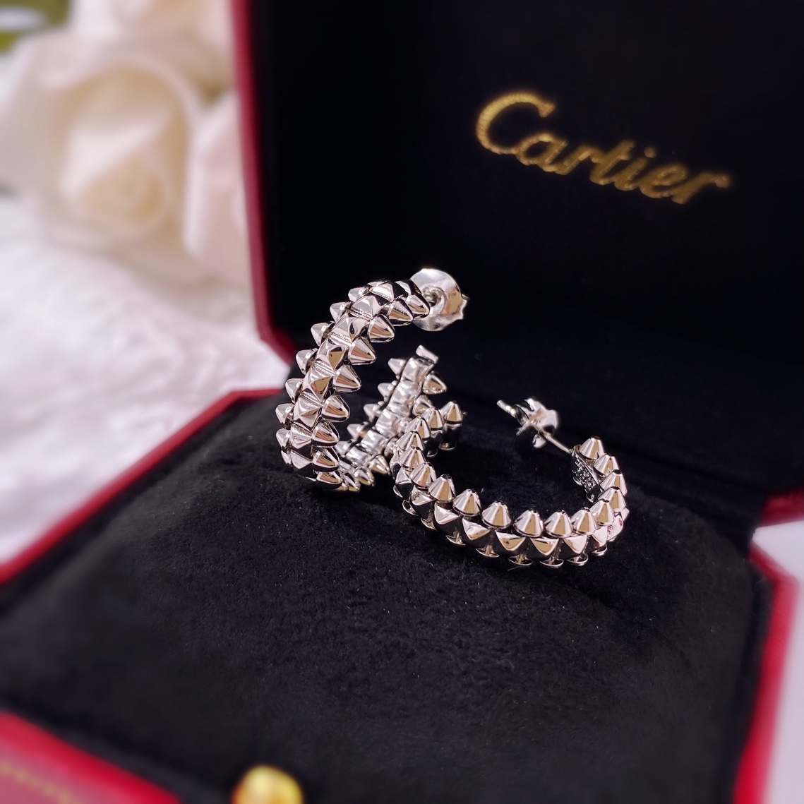 CTE025 Clash de Cartier hoop earrings,small model - ccjewelryacc