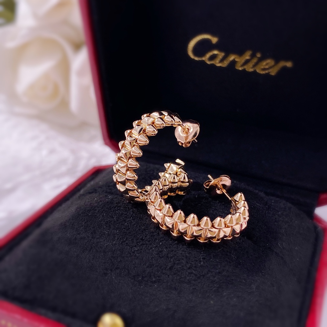 CTE025 Clash de Cartier hoop earrings,small model - ccjewelryacc