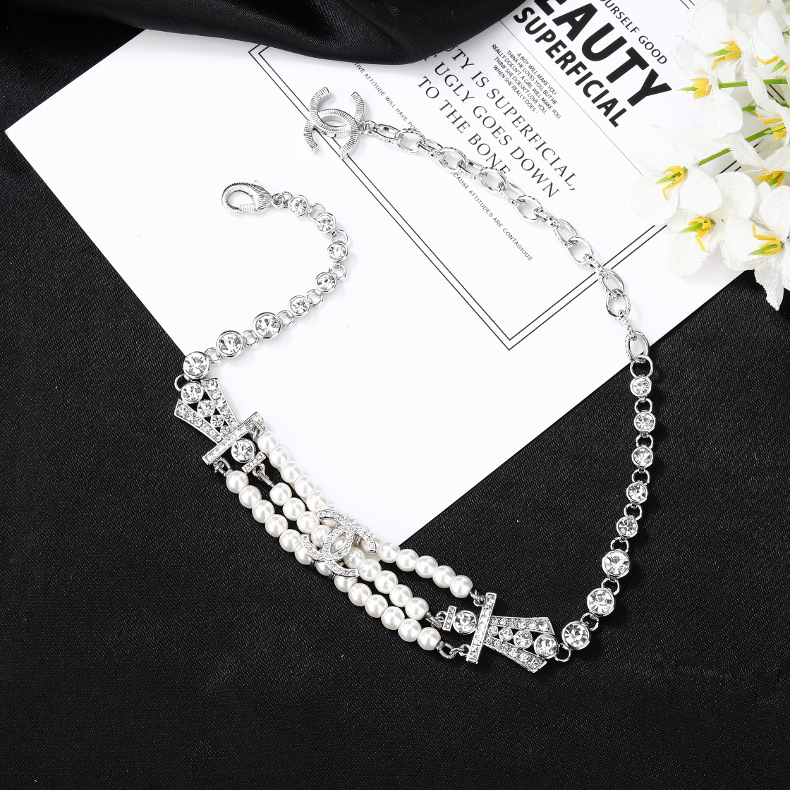 CCN522 CC Choker necklace - ccjewelryacc