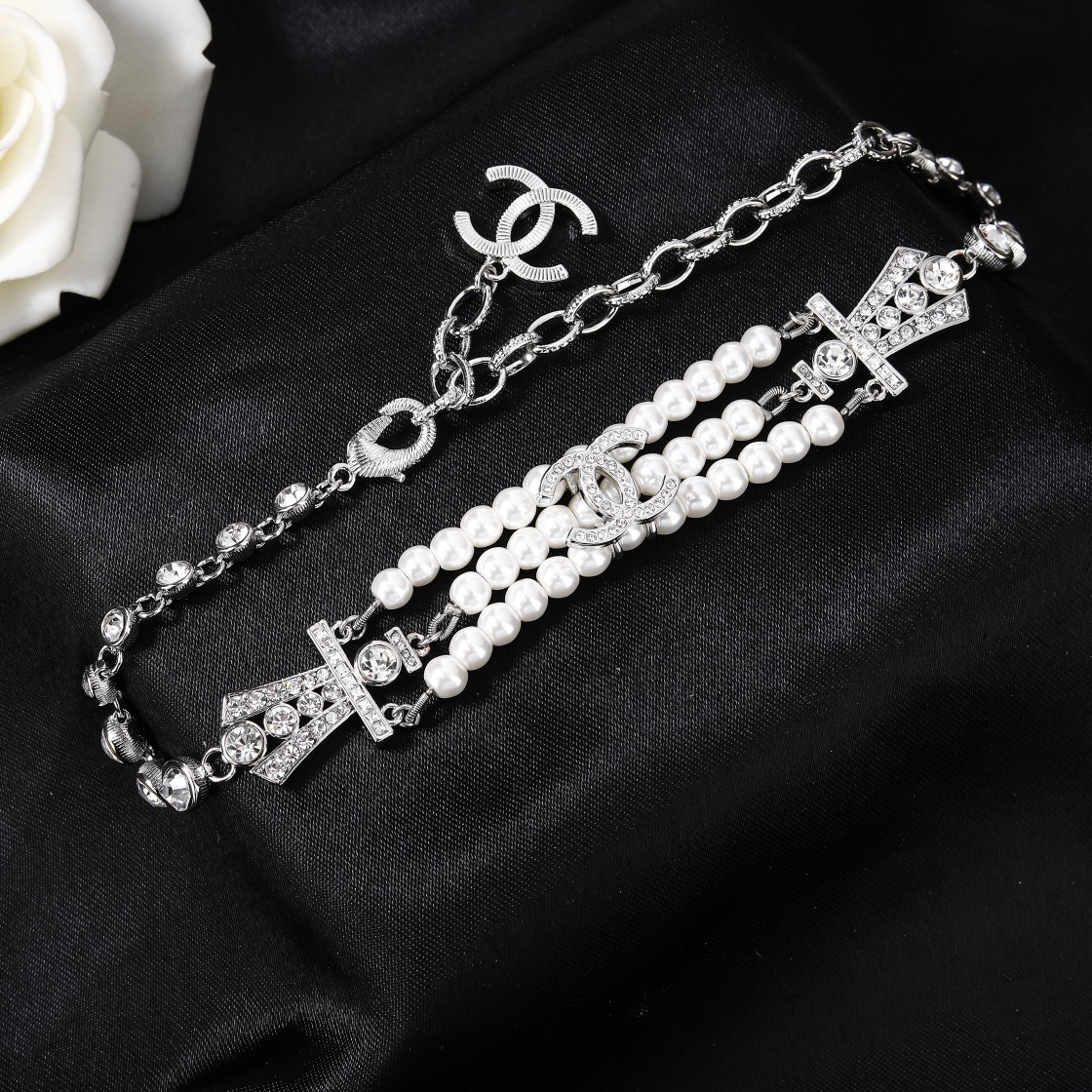 CCN522 CC Choker necklace - ccjewelryacc