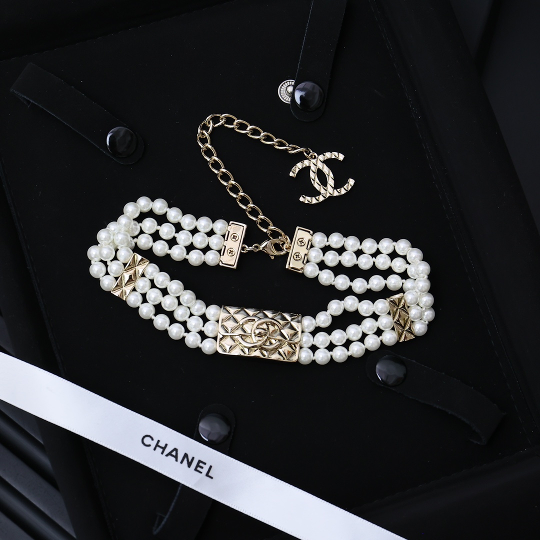 CCN214 CC Choker Necklace - ccjewelryacc