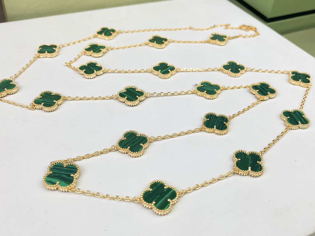 VCN069 VCA 20 motif long necklace - ccjewelryacc