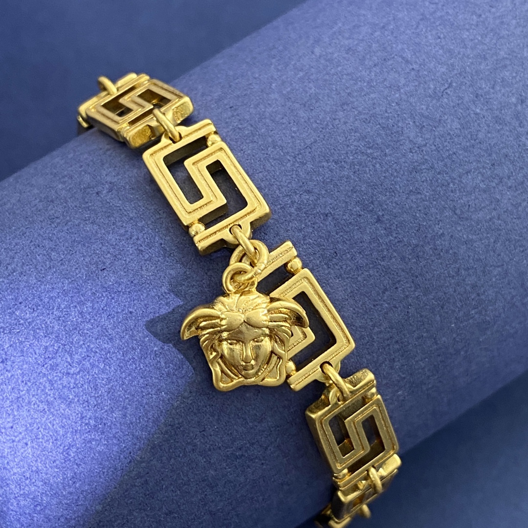 VSN053 Versace Grecamani choker necklace and bracelet - ccjewelryacc
