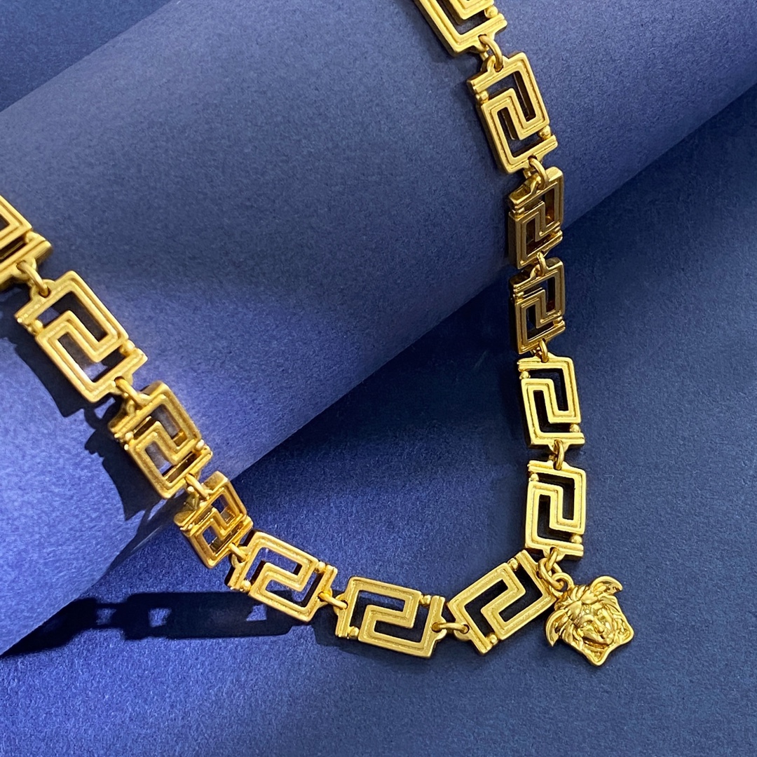 VSN053 Versace Grecamani choker necklace and bracelet - ccjewelryacc