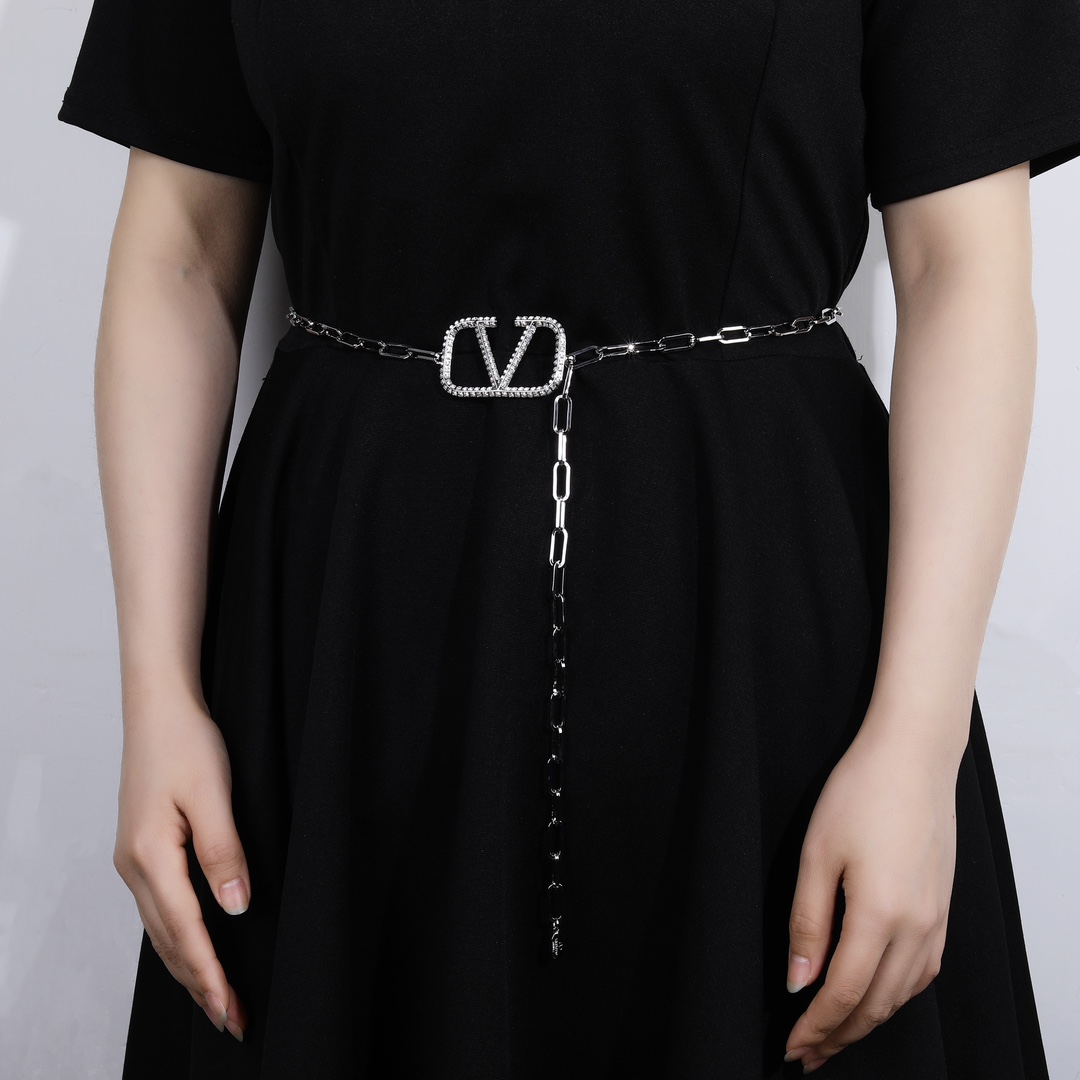 VTW001 Vlogo waist chain Belt - ccjewelryacc