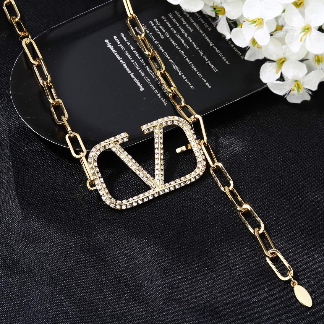 VTW001 Vlogo waist chain Belt - ccjewelryacc