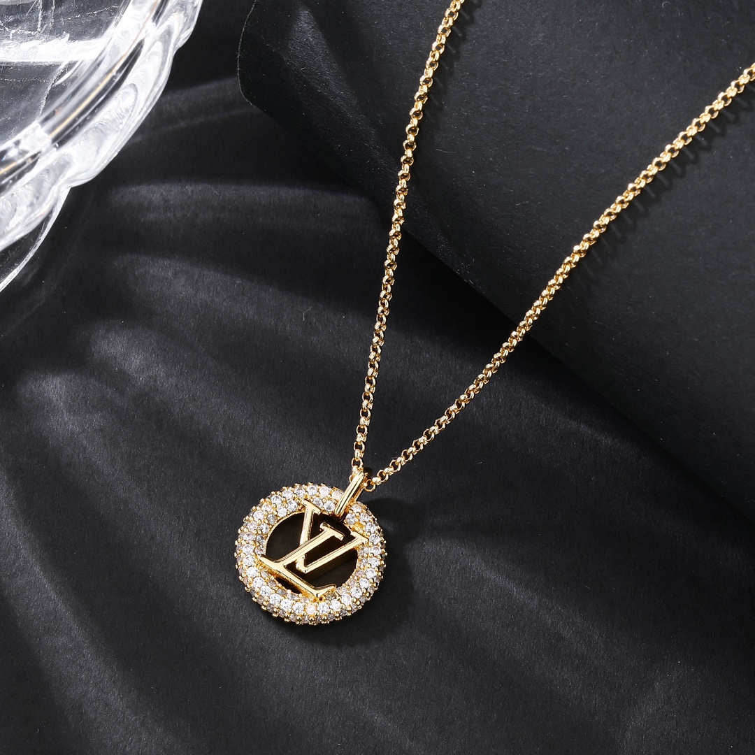 LVT020  VL LOGO Necklace bracelet earring - ccjewelryacc