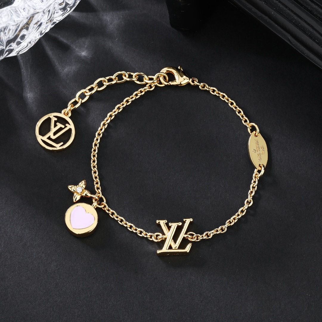LVT022 VL LOGO lock chain necklace Bracelet earring - ccfashionjewelry