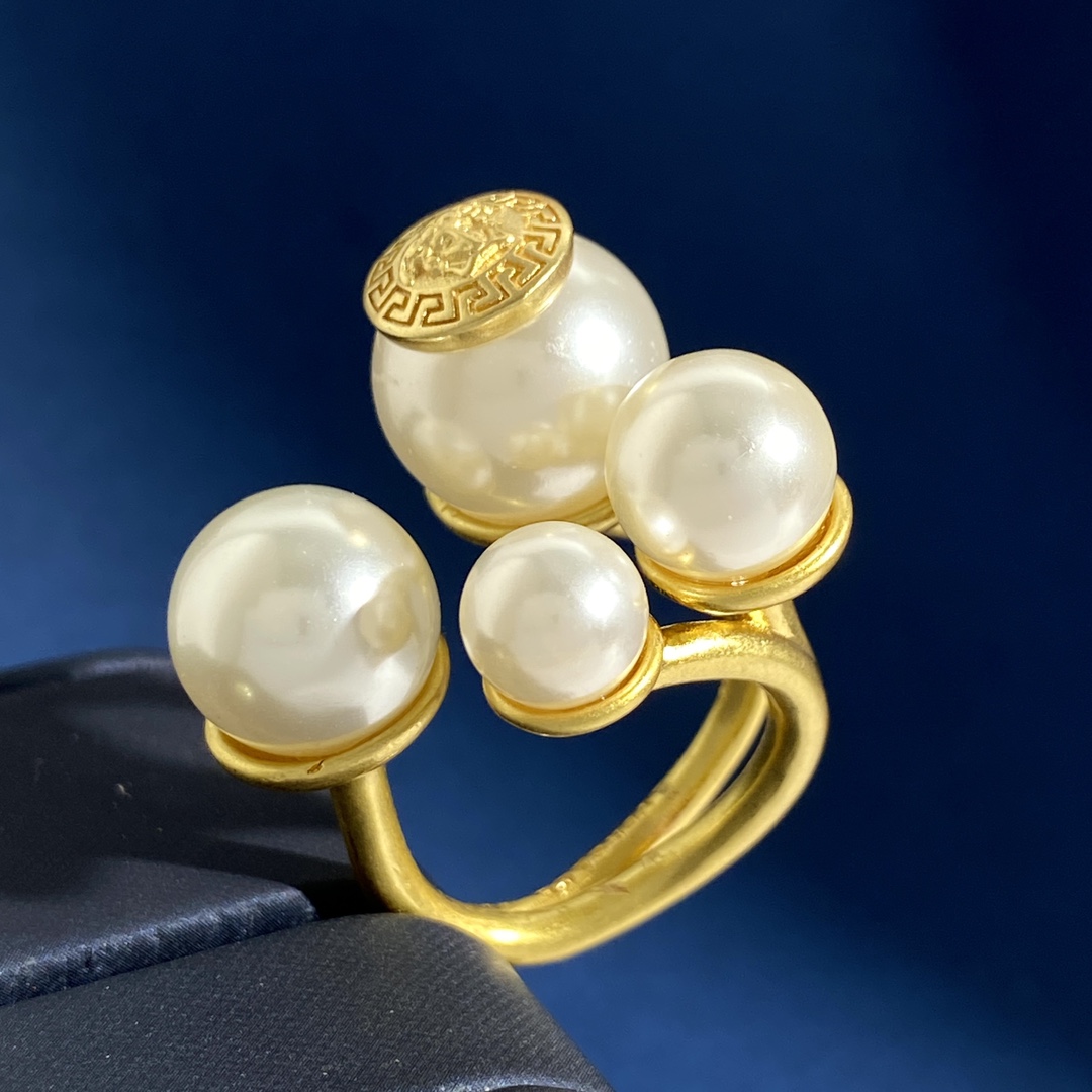 VSR022 Versace pearl ring - ccjewelryacc