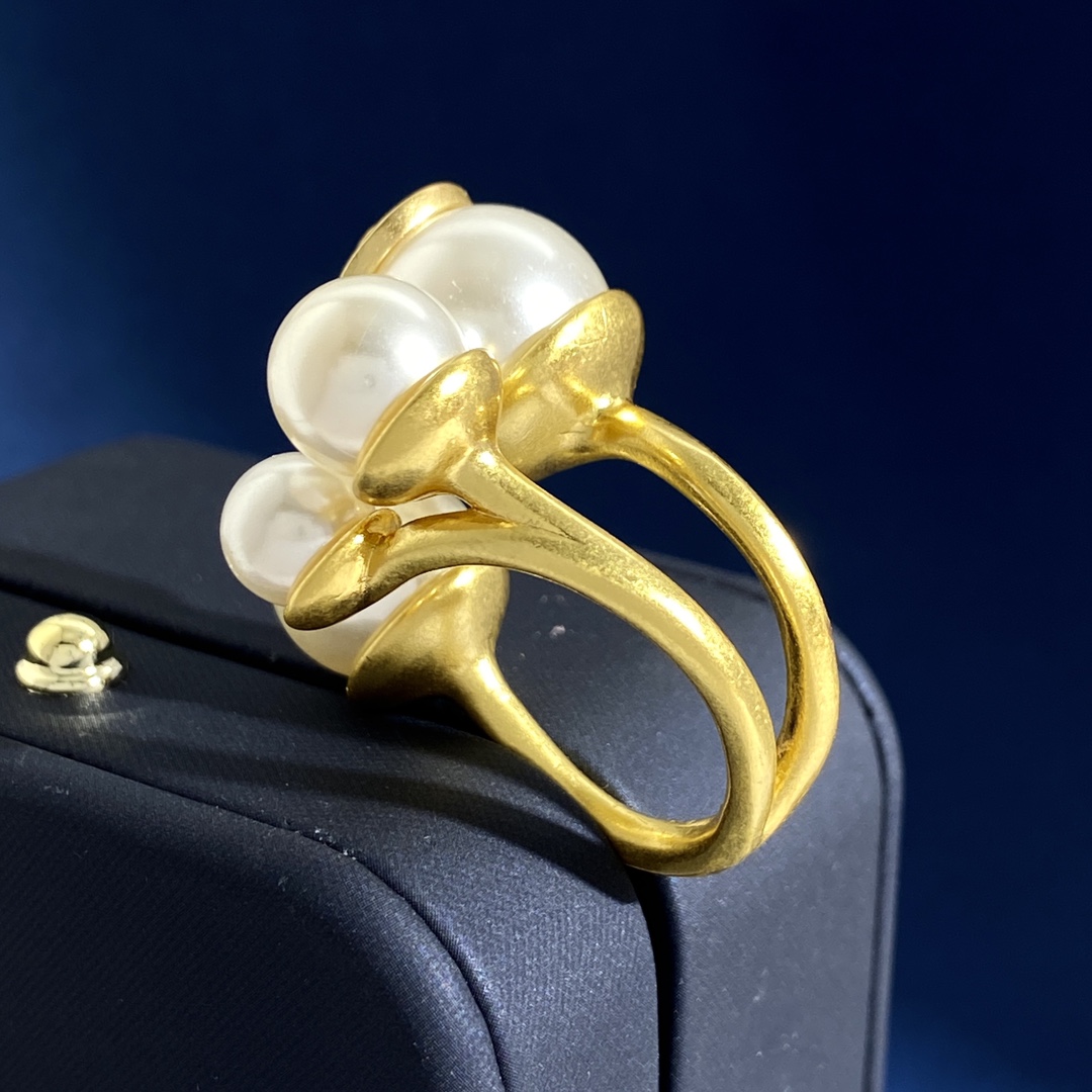 VSR022 Versace pearl ring - ccjewelryacc