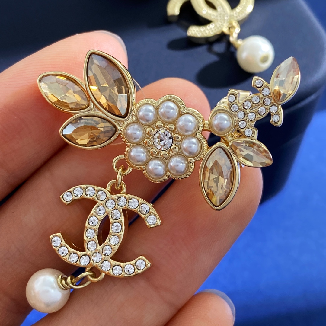 CCE850 cc stud earring with clip - ccjewelryacc