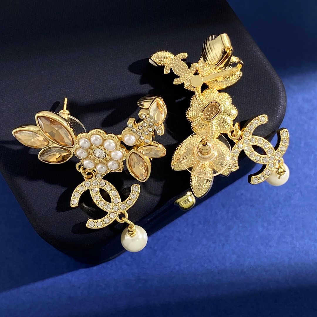 CCE850 cc stud earring with clip - ccjewelryacc