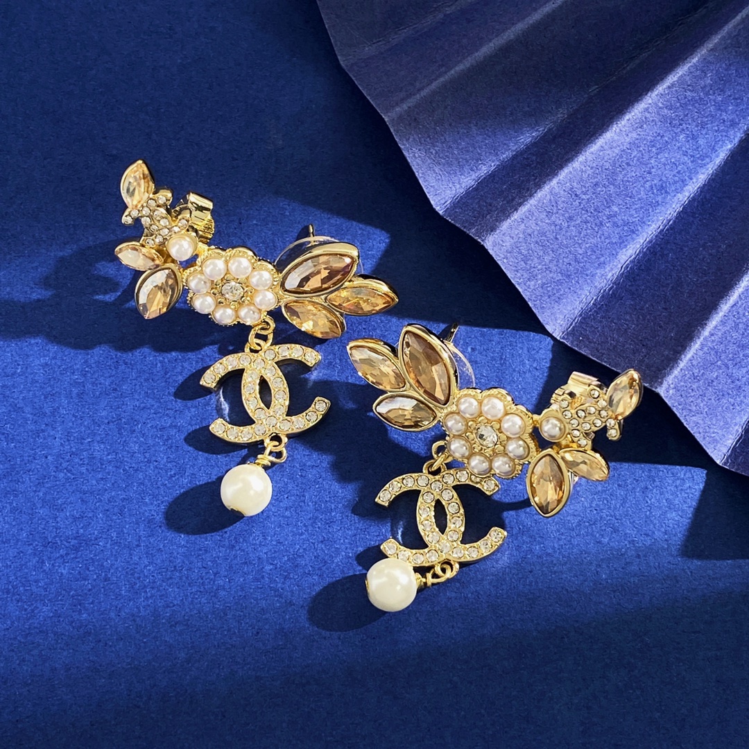 CCE850 cc stud earring with clip - ccjewelryacc