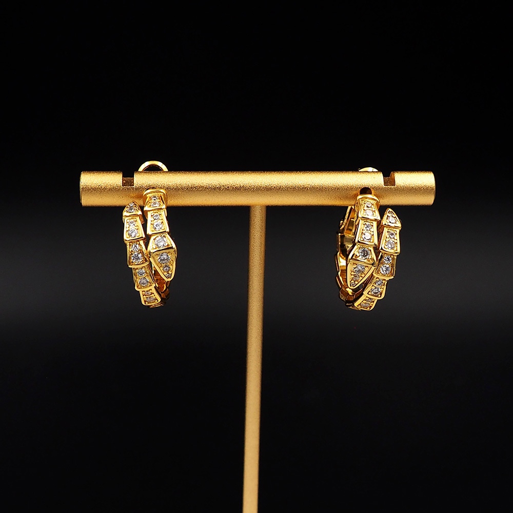 BGE001 Serpenti viper earrings clip - ccjewelryacc