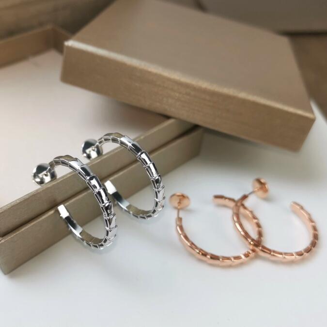 BGE015 serpenti viper Hoop earrings - ccjewelryacc