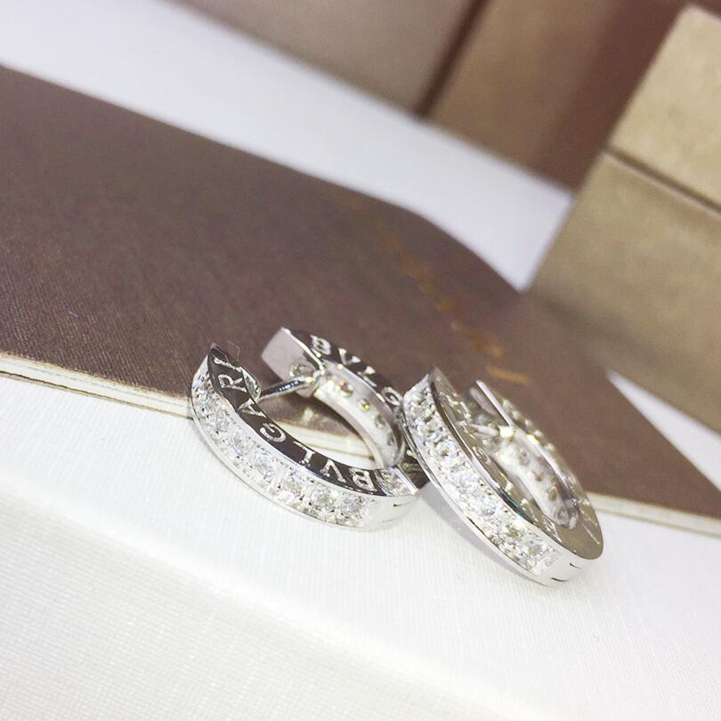 BGE014 Diamond B zero earrings - ccjewelryacc